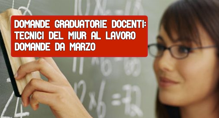 Aggiornamento graduatorie docenti scuola