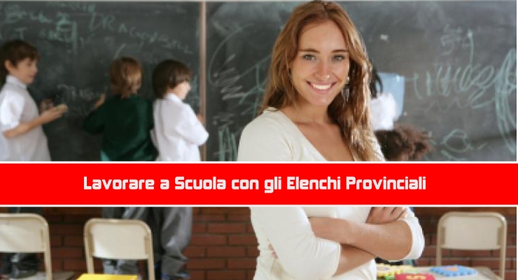 Lavorare a Scuola con gli Elenchi Provinciali