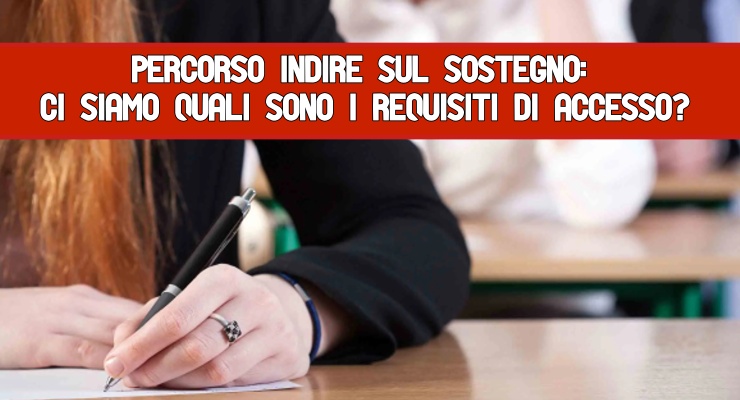 Percorso Indire sul sostegno