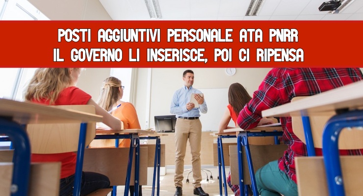 Posti aggiuntivi personale Ata Pnrr